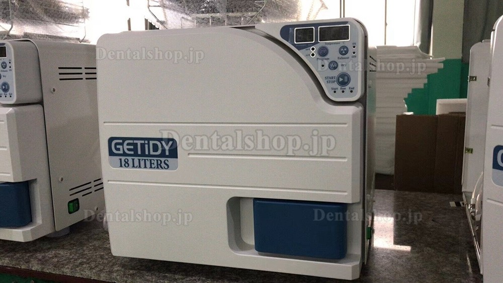 Getidy JCH 16L/18L/23L 歯科用オートクレーブ 高圧蒸気滅菌器 クラスN 乾燥機能付き